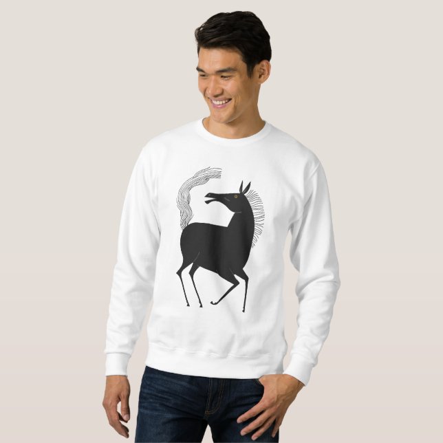 Ink Talking Fantasy V01 HORSE Sweatshirt (Front Full)