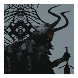 Ink Talking Fantasy V03 From hell Photo Print