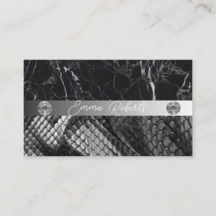 Ink Typography Tattoo Artist Business Card
