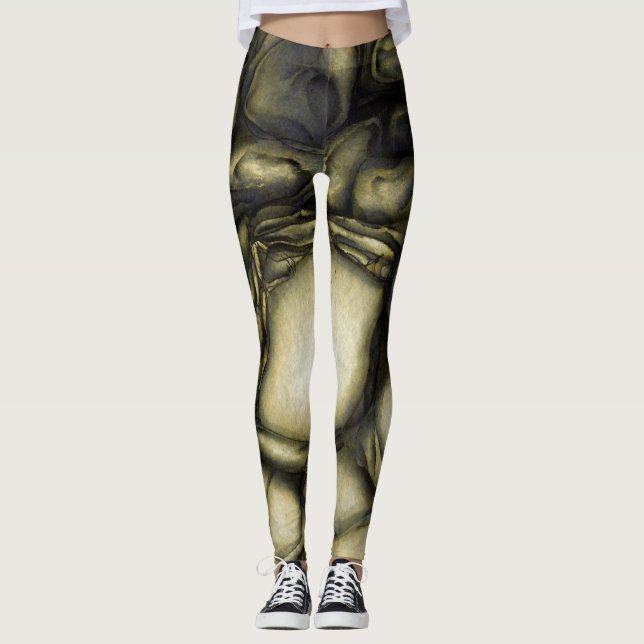 Ink Wash Environment 59 Leggings (Front)