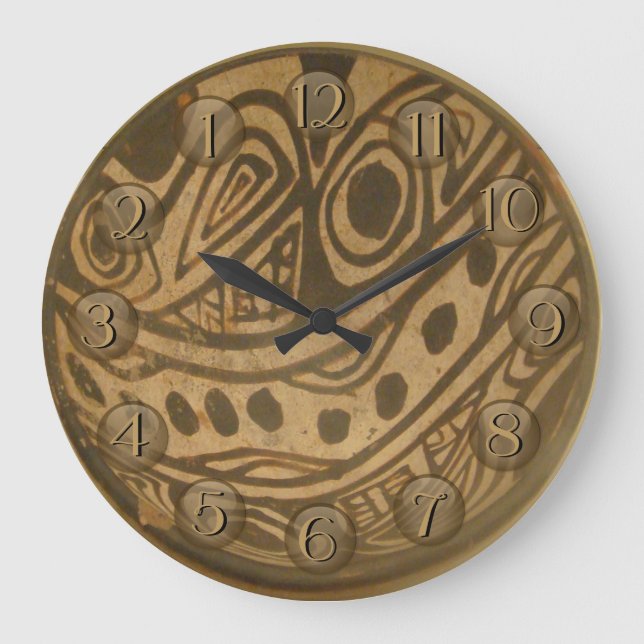 Inka Design Backwards Clock Museum Bowl (Front)