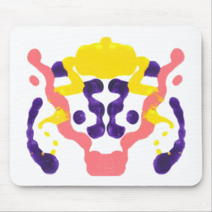Inkblot Art Mouse Pad