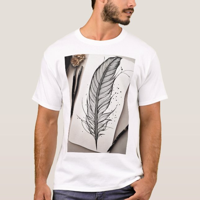 Inked Impressions: Tattoo-Inspired Tee (Front)