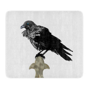 Inked Raven Cutting Board
