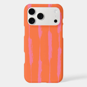 Inked Stripes Pink and Orange