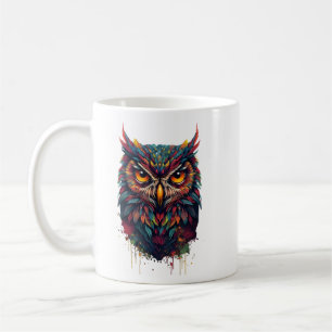 InkFeather Owl Coffee Mug