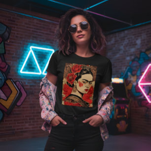 InkPunk Frida Kahlo T-Shirt – Bold & Iconic