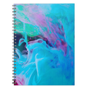 inks in waterabstract, acrylic, art, artistic, bac notebook