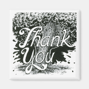 Inktober 2018 Completed - Thank You Magnet