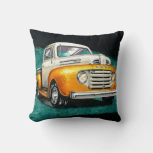 Inktober 2018 Day 16 - Classic 1950s Truck Cushion