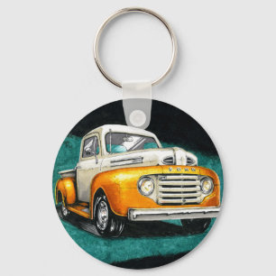 Inktober 2018 Day 16 - Classic 1950s Truck Key Ring
