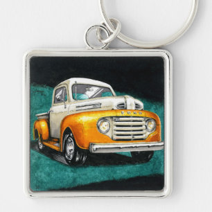 Inktober 2018 Day 16 - Classic 1950s Truck Key Ring