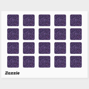 Inkwell Blue Cobbled Patchwork Terrazo Pattern Square Sticker