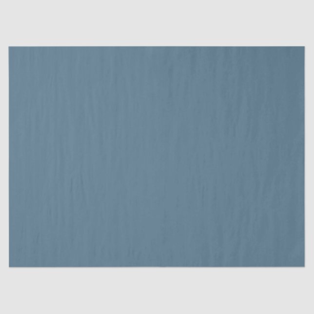 Inky Blue Solid Colour Tissue Paper (Front)