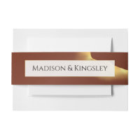 Inky Earthtone Red Abstract Amazing Fab Wedding