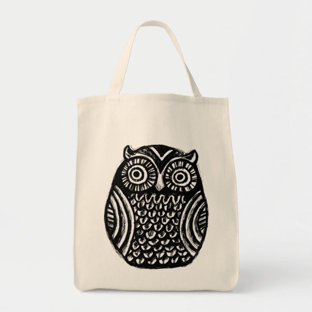 inky owl tote "todays best award" bag (Front)