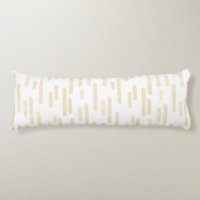 Inky Rounded Lines Pattern | Pale Yellow on White