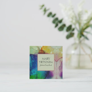 Inky Square Business Card