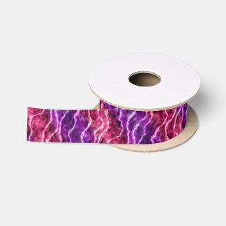 inky waves - gradient pinks : satin ribbon
