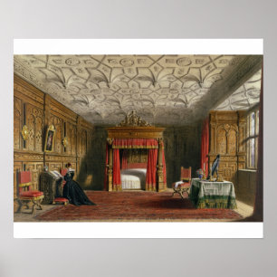Inlaid Chamber, Sizergh, Westmoreland, 1849 (w/c o Poster