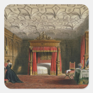 Inlaid Chamber, Sizergh, Westmoreland, 1849 (w/c o Square Sticker