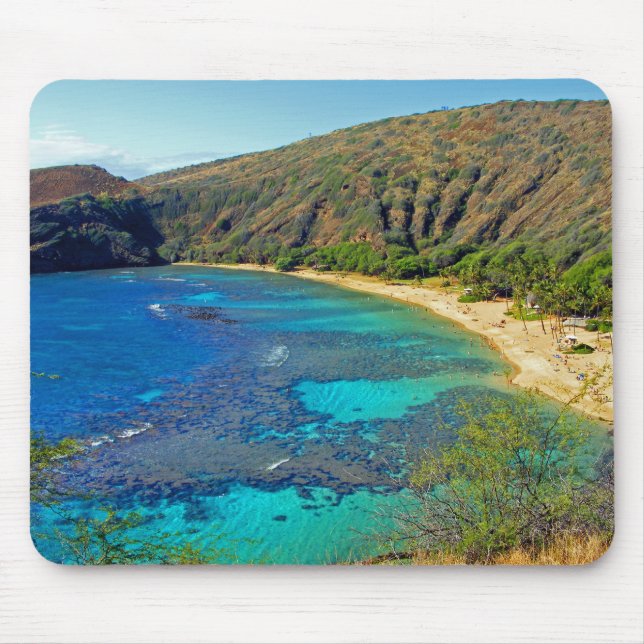Inland, Hanauma Bay 4, Honolulu, Oahu Mouse Pad (Front)