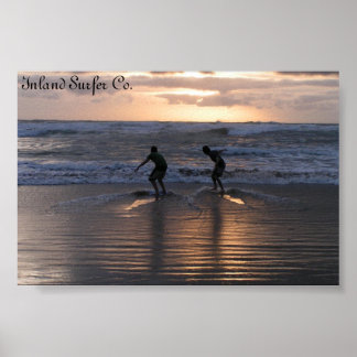 Inland Surfer Poster