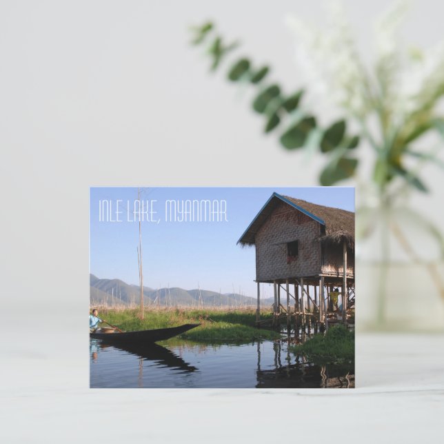 Inle Lake, Myanmar, Philippines Postcard (Standing Front)