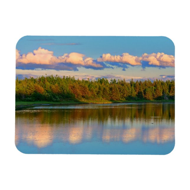 Inlet at Sunset | New Brunswick, Canada Magnet (Horizontal)