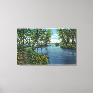 Inlet Entrance View Canvas Print