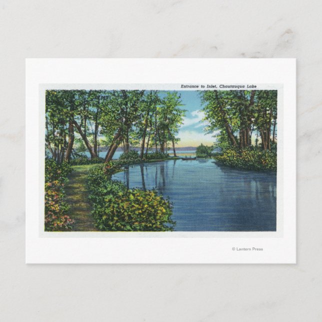 Inlet Entrance View Postcard (Front)