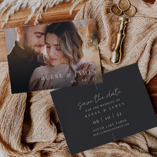 Inline Modern Minimalist Photo Wedding Save The Date