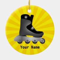Inline Skate Design Ornament
