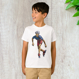 Inline Skater Cool Retro Rollerblading T-Shirt