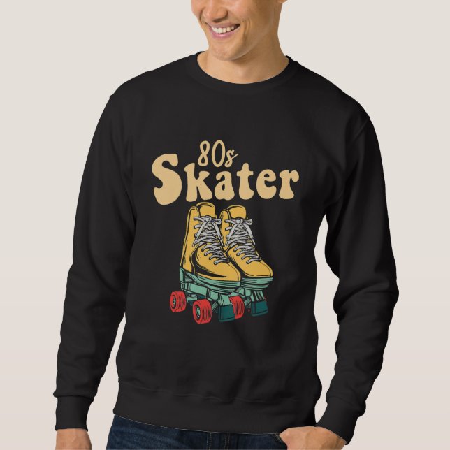 Inline Skates Roller Women Rollerskates Eighties O Sweatshirt (Front)