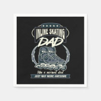 Inline Skating Dad Father Rollerblading Roller Ska