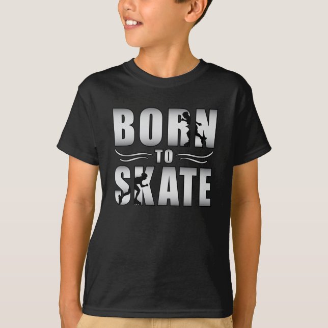 Inline Skating Skating Skates Inliner Funny Gift T-Shirt (Front)