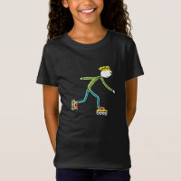 Inline Skating Stickman