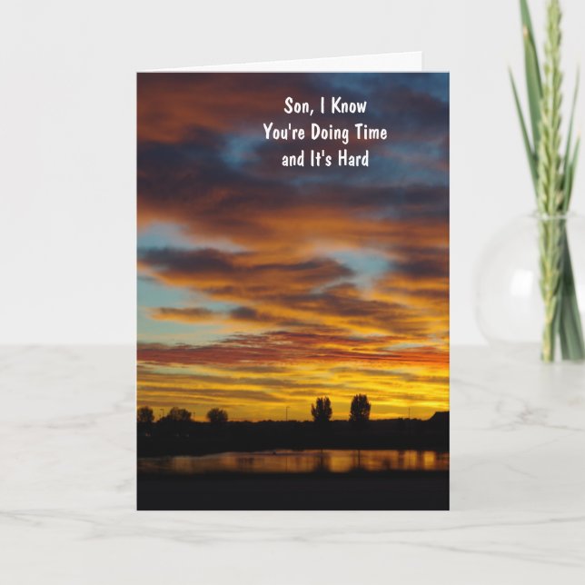 Inmate Greeting Card for your son - Gospel Message (Front)