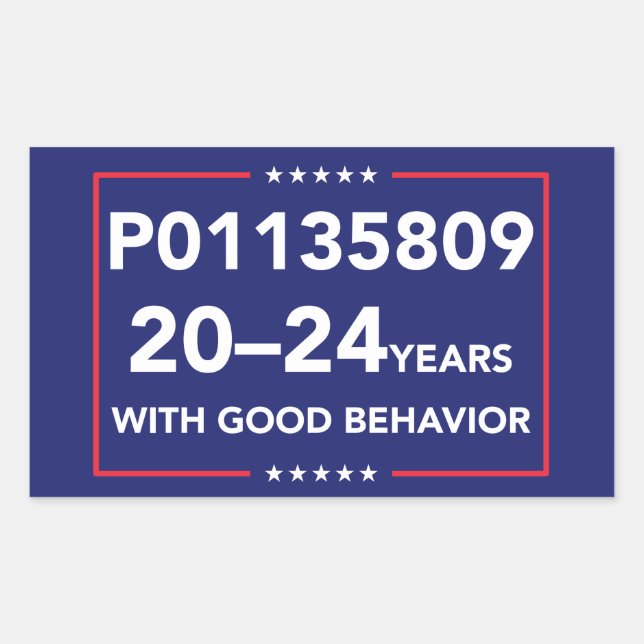 Inmate P011358 Rectangular Sticker (Front)