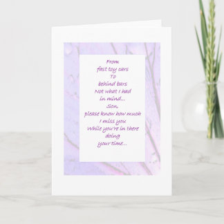 Inmate Son From Mum Card