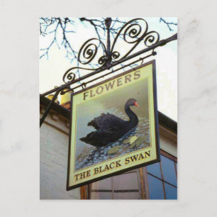 Inn signs of England, The Black Swan Postcard