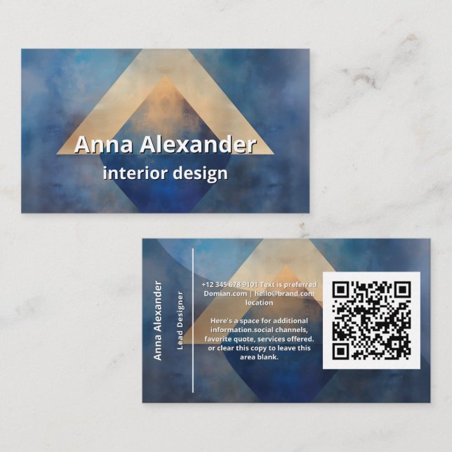 Inner Alignment | Minimal Design Business Card (Front/Back)