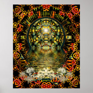 Inner Beauty Psychedelic Poster