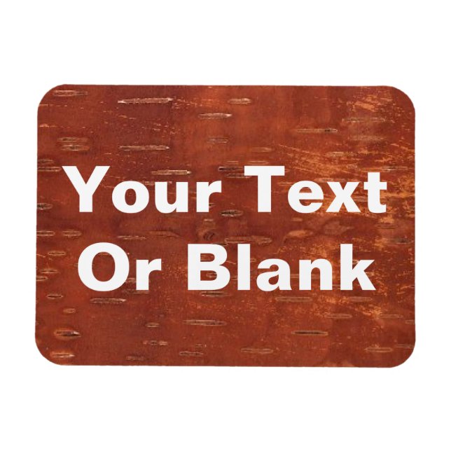 Inner Birch Bark Magnet (Horizontal)