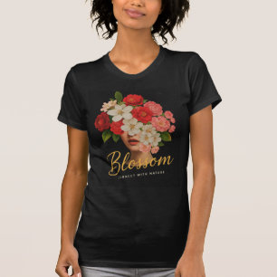 Inner Bloom  – Feminine Botanical Blossom  T-Shirt
