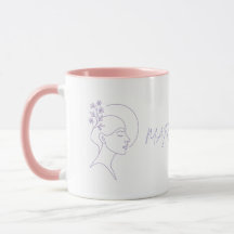 Inner Bloom – One Line Woman Profile with BT-Shirt