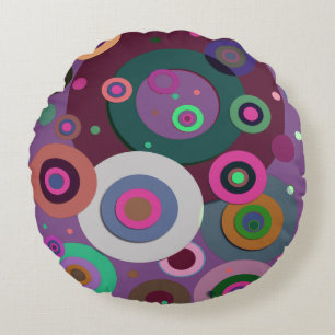 Inner Circles #12 Round Cushion