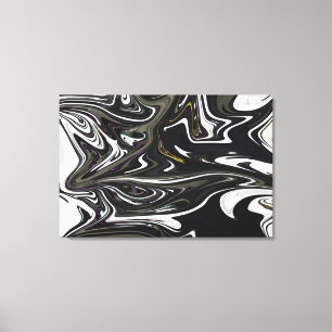 Inner Conflict Abstract Painting Masterpiece Canvas Print