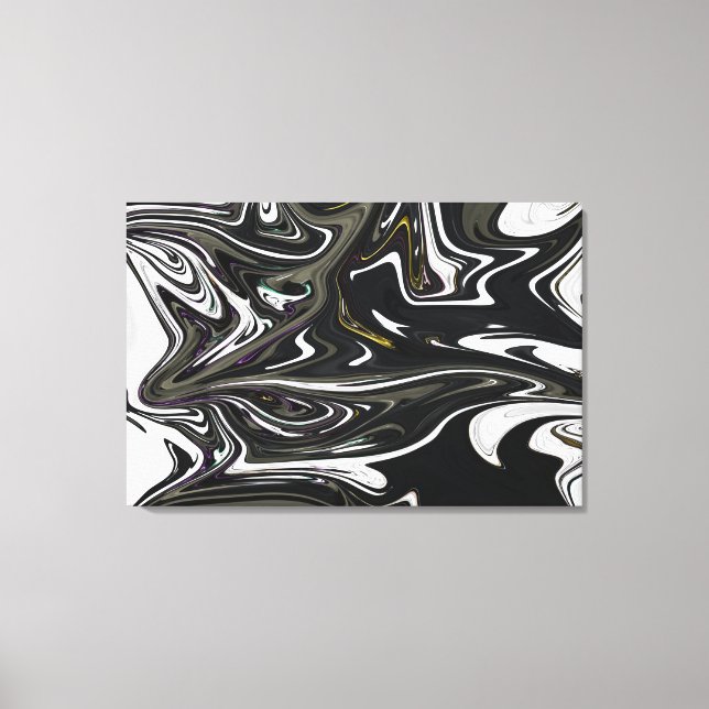Inner Conflict | Abstract Painting Masterpiece Canvas Print (Front)